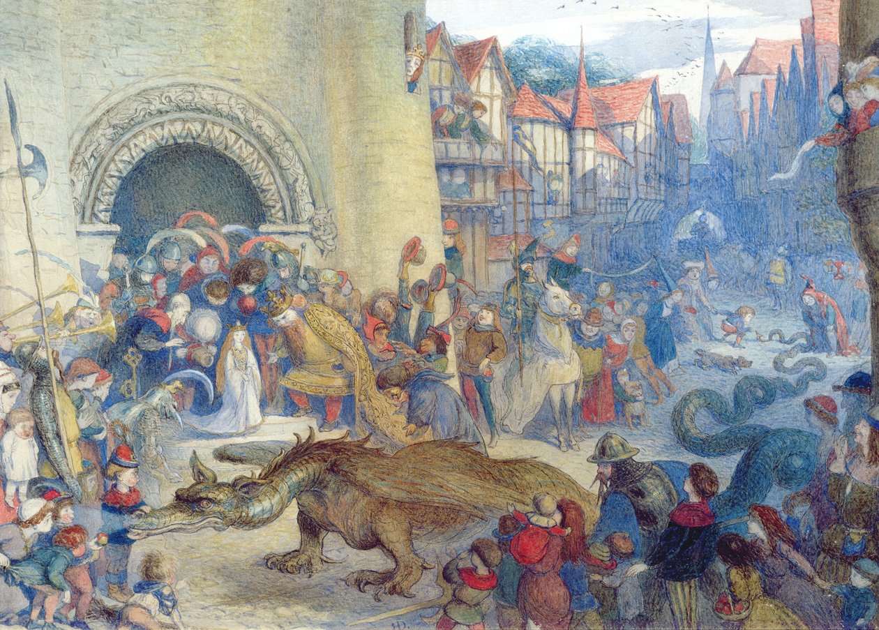 De Verjaardagsdraak van de Kleine Prinses door Richard Doyle