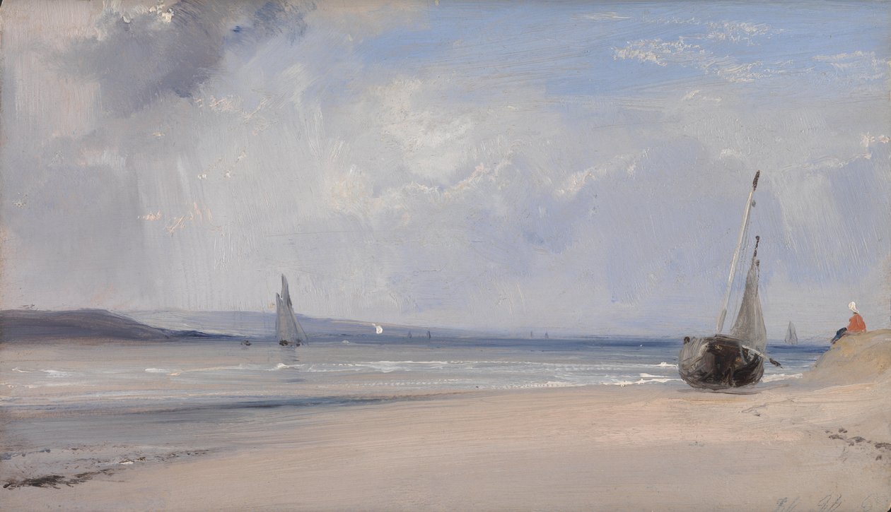 La Ferté door Richard Parkes Bonington