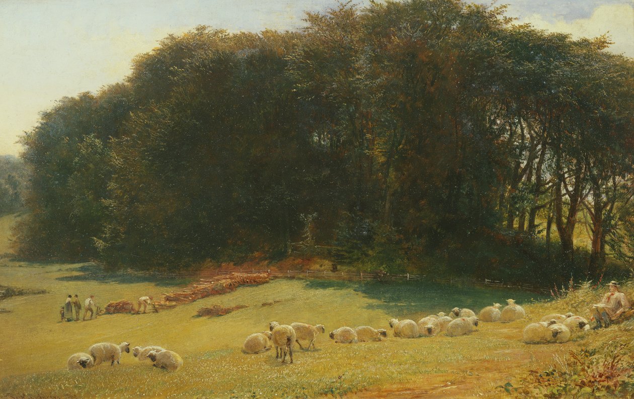 Zoete zomertijd, 1869 door Richard Redgrave