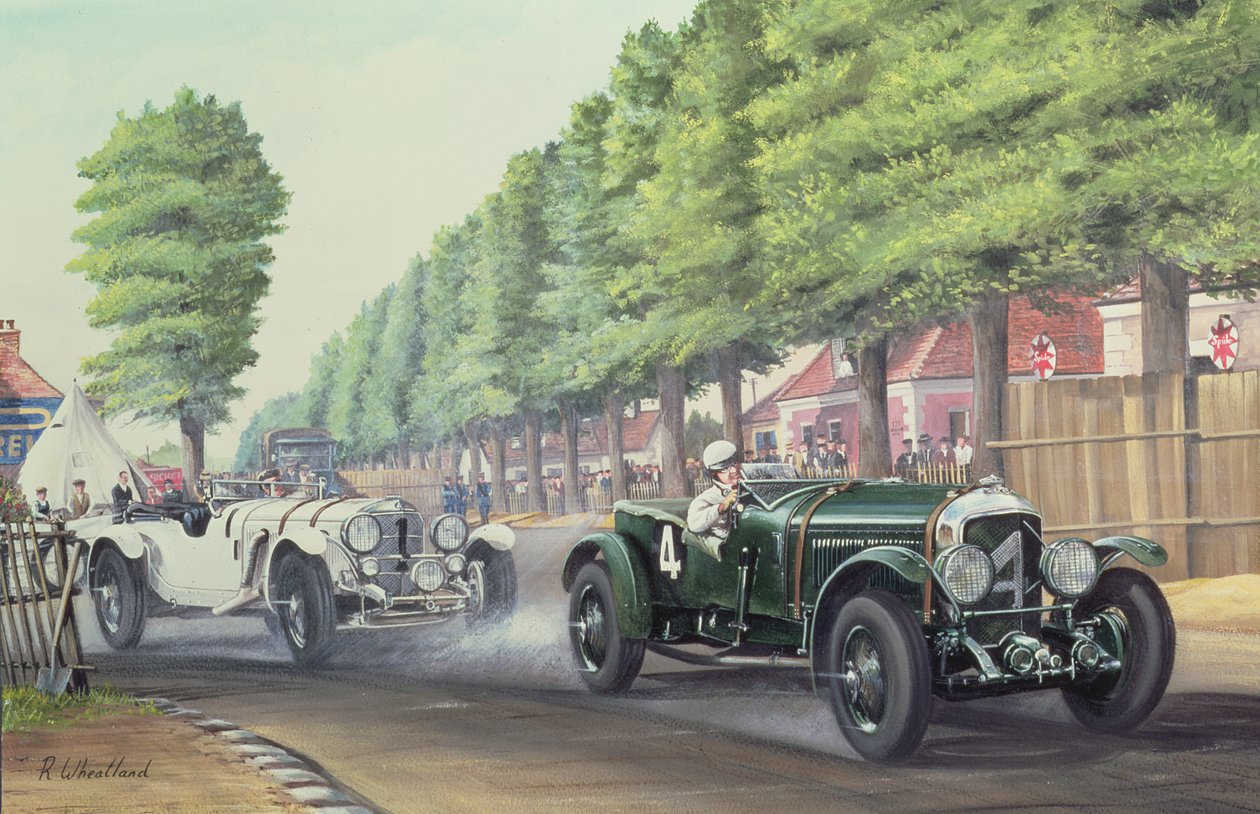 Duel bij Pontlieu, Le Mans, 1930 door Richard Wheatland