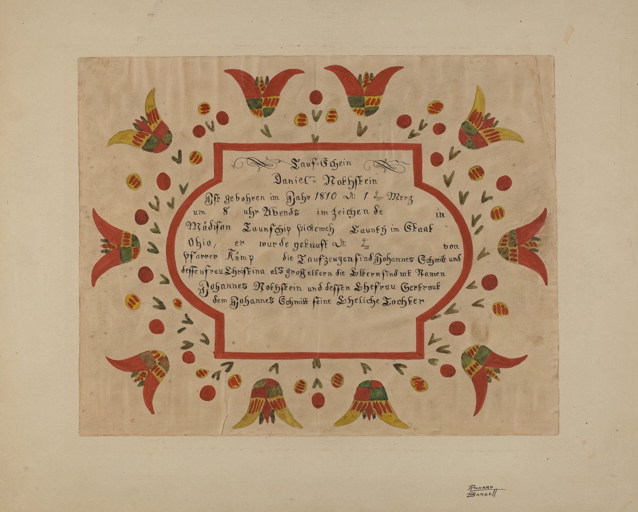 Fraktur door Richard Barnett