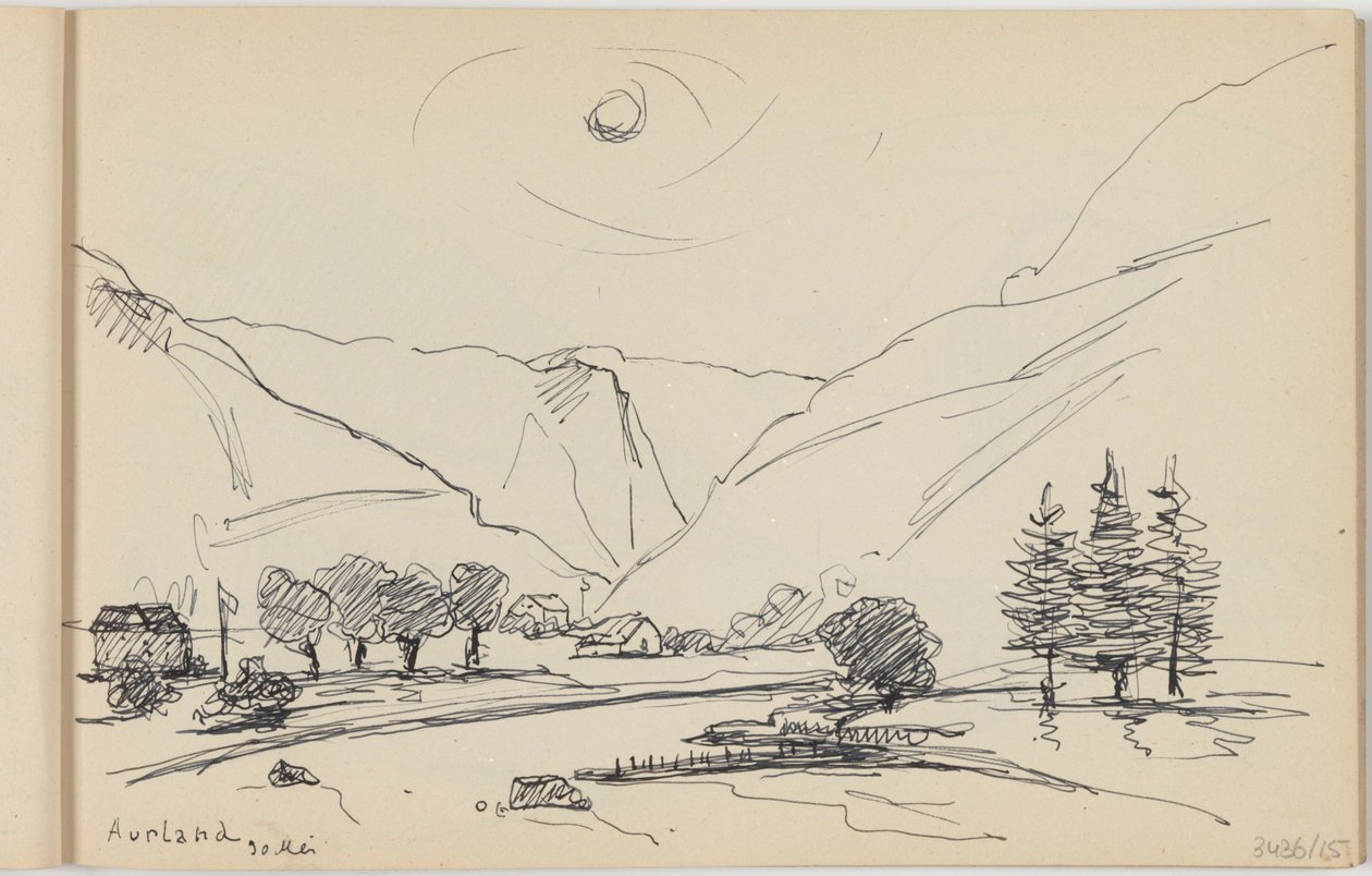 Aurland door Richard Baseleer