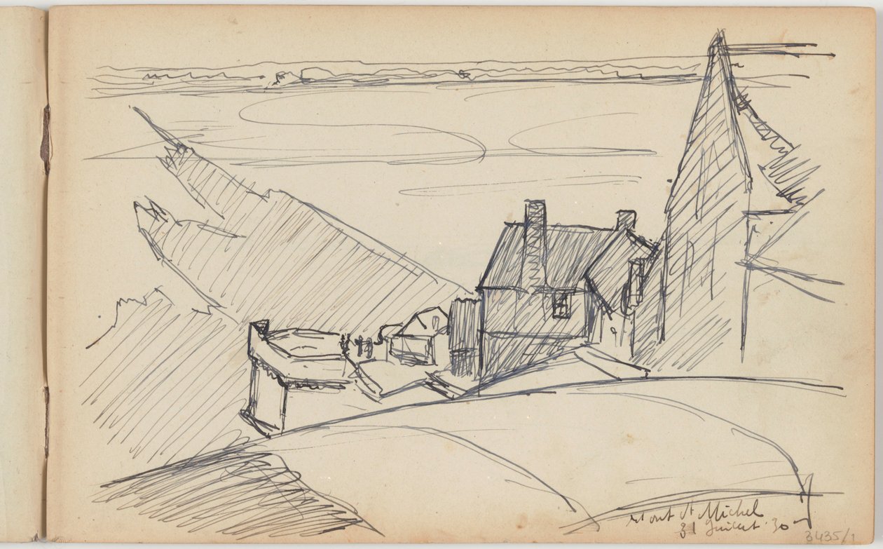 Mont-Saint-Michel door Richard Baseleer