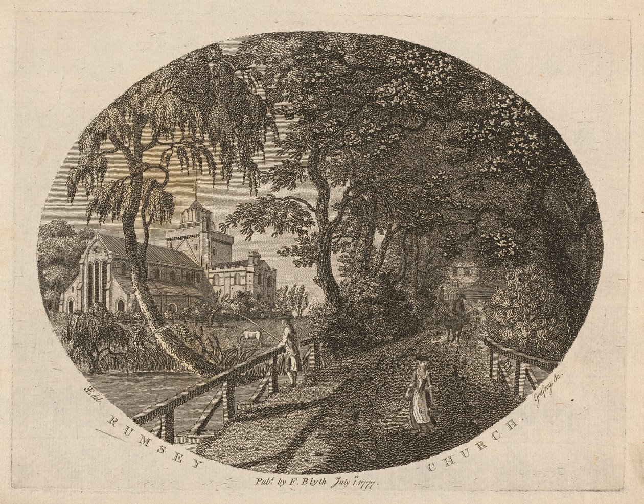 Rumsey Kerk door Richard Bernard Godfrey