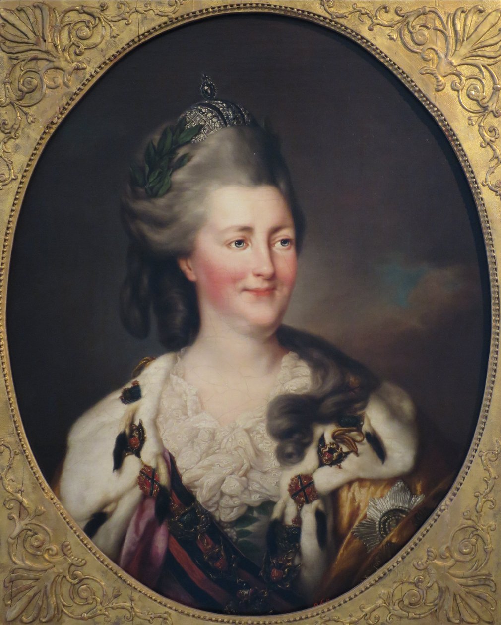 Portret van Catharina II door Richard Brompton