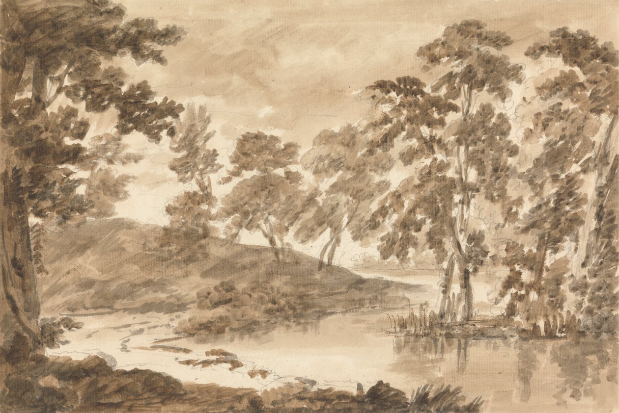 Boslandschap door Richard Cooper the Younger