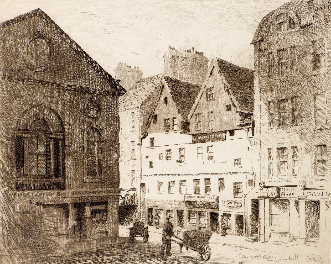 Lady Warkstairs en Union Hall door Richard Davidson Winter