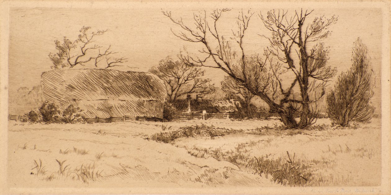 Oude Boerderij Hofweg, Dulwich door Richard Davidson Winter