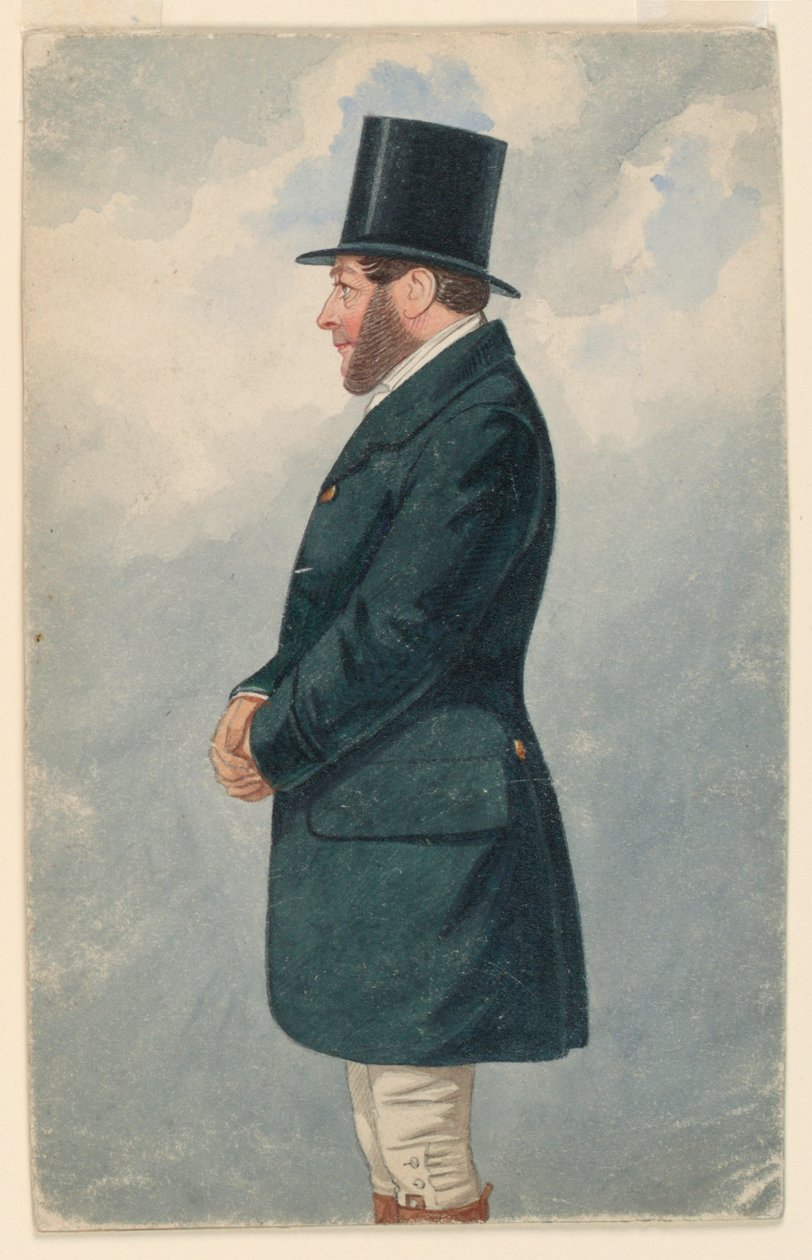 Portret van George Beets door Richard Dighton