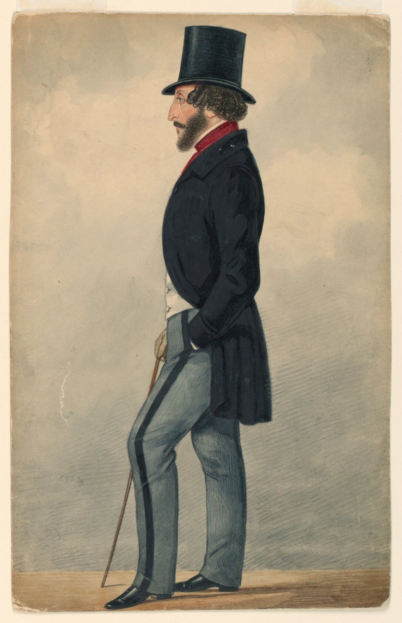 Portret van Lord Beauclerk door Richard Dighton