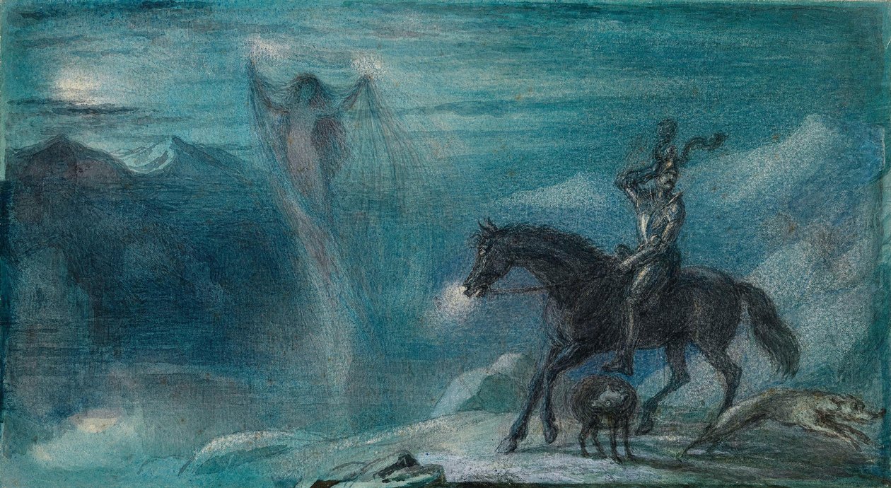 De ridder en het spook door Richard Doyle