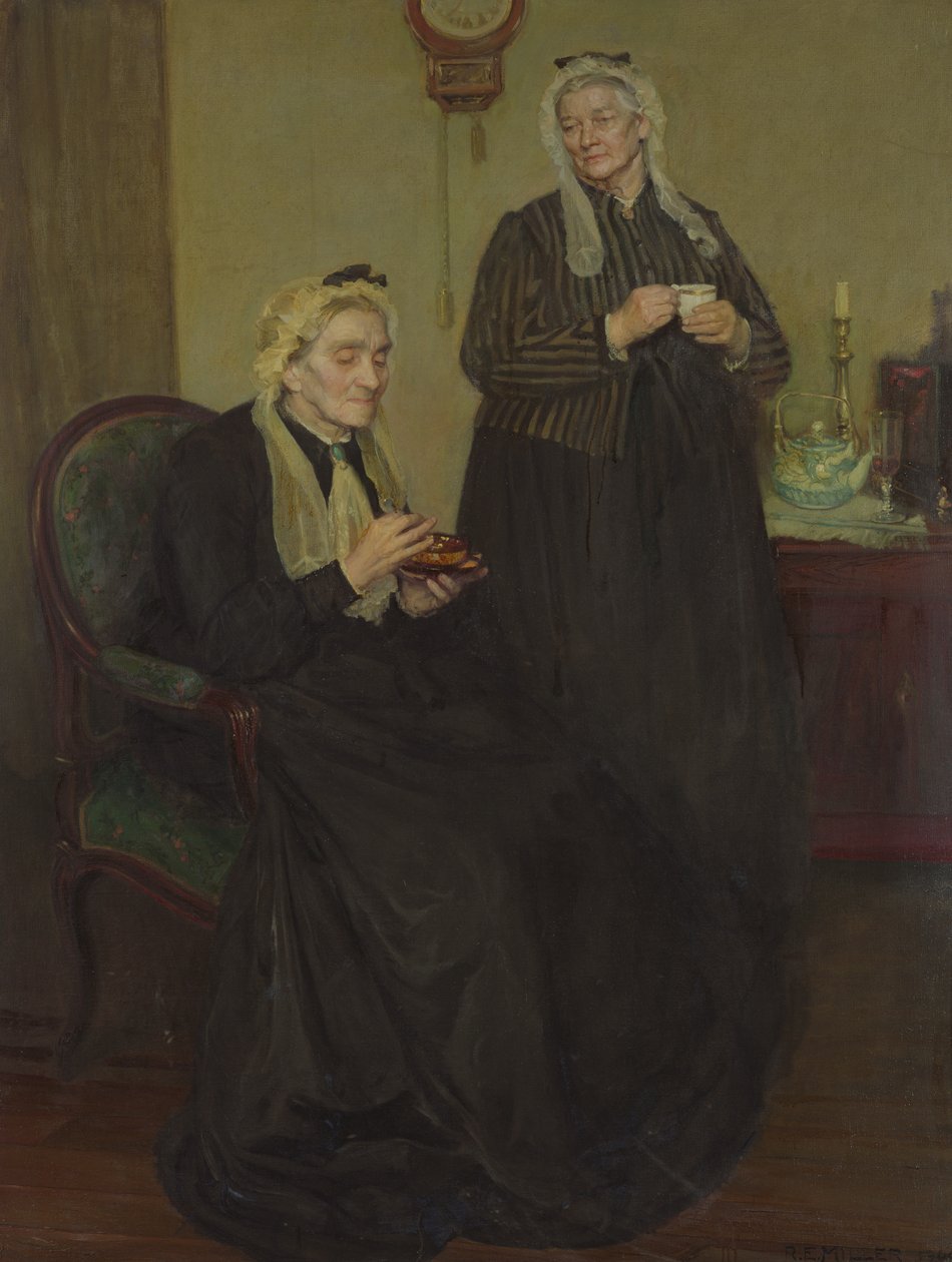 De oudere vrijgezellen, 1904 door Richard Edward Miller