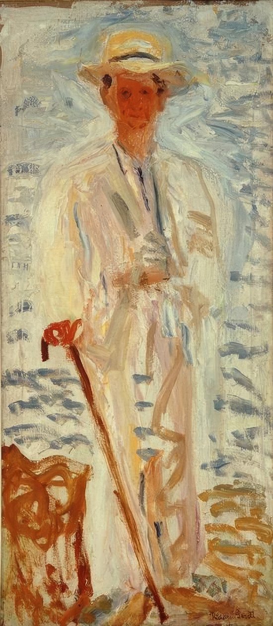 Portret van Alexander von Zemlinsky door Richard Gerstl