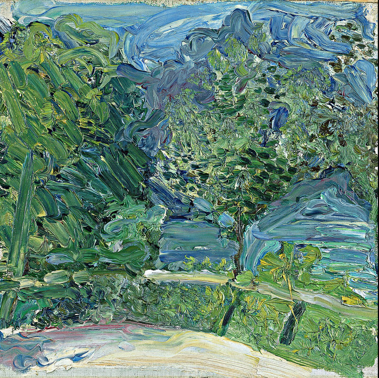 Weg langs het meer bij Gmunden, 1907 door Richard Gerstl