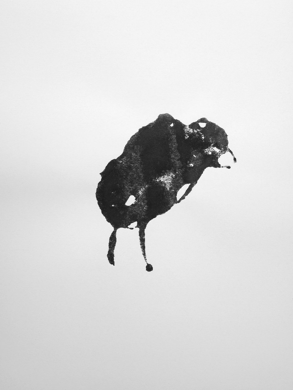 Zonder titel, 2009 (monotype) door Richard Green