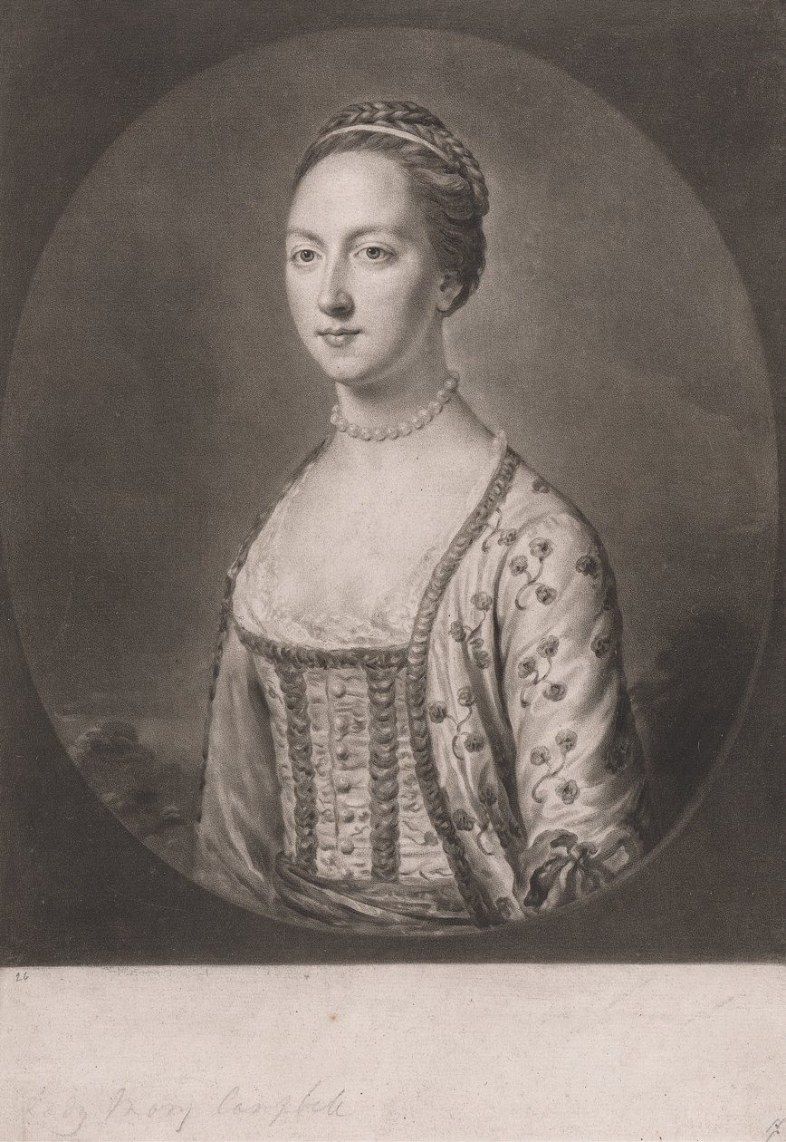 Lady Mary Campbell door Richard Houston