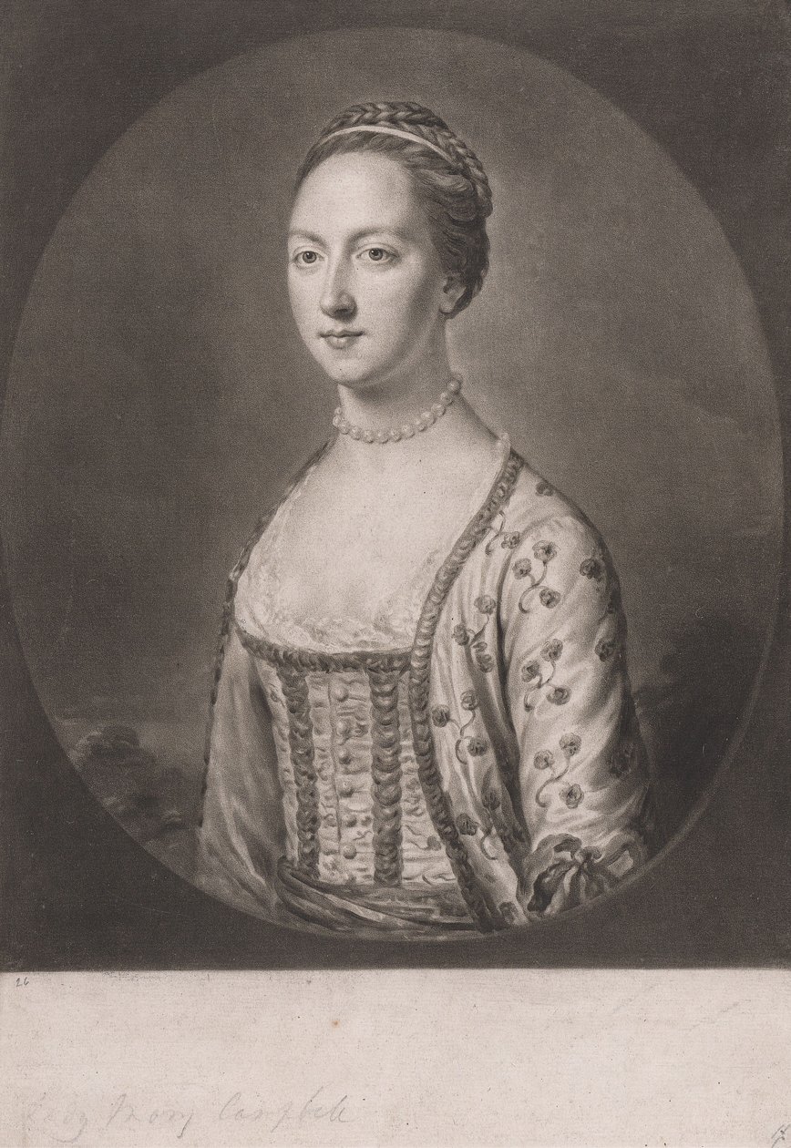 Lady Mary Campbell door Richard Houston