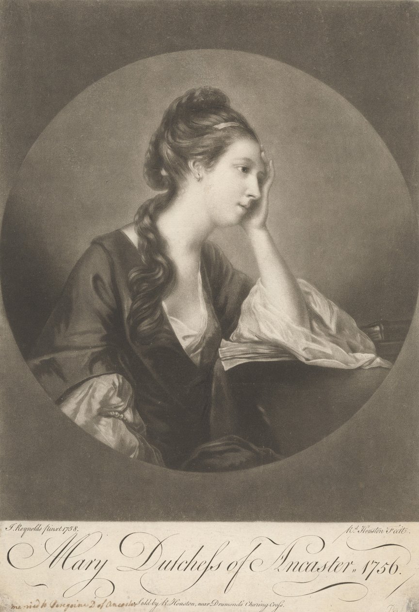 Mary, hertogin van Ancaster door Richard Houston