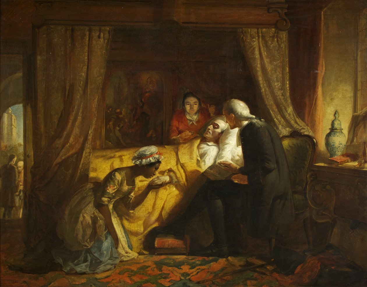 De Dood van Edward Colston, c.1844 door Richard J. Lewis