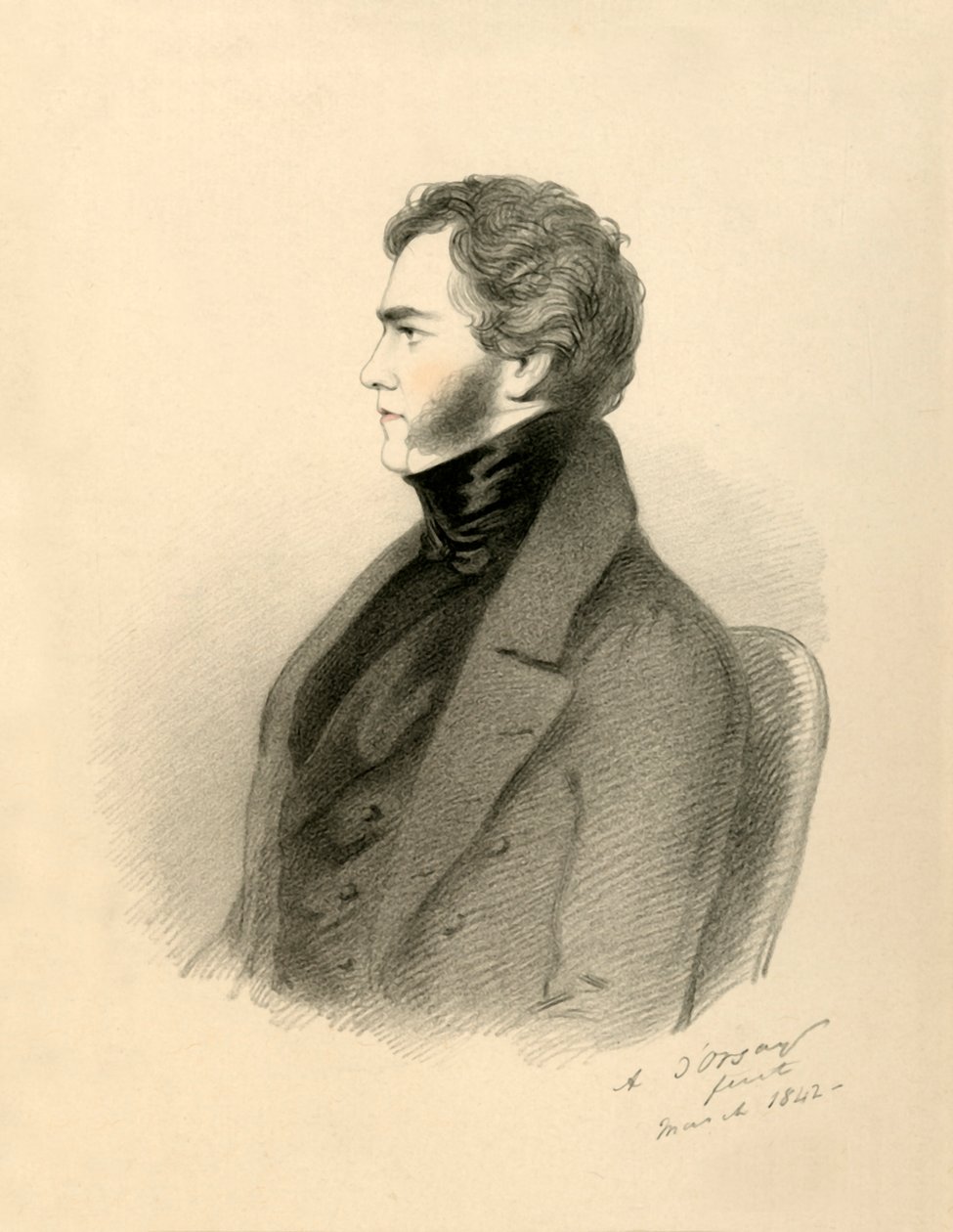 Admiraal Rous, 1842 door Richard James Lane