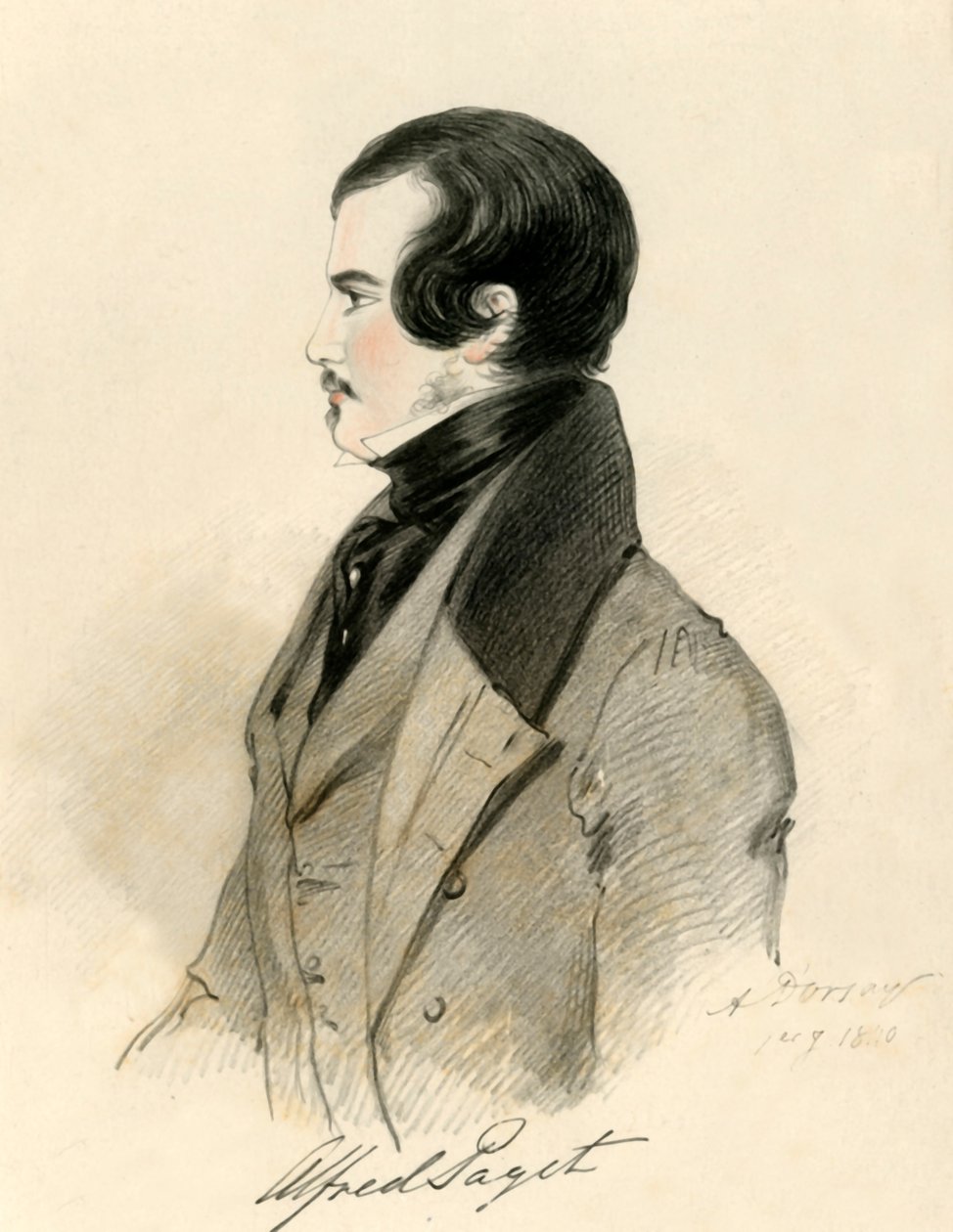 Alfred Paget, 1840 door Richard James Lane