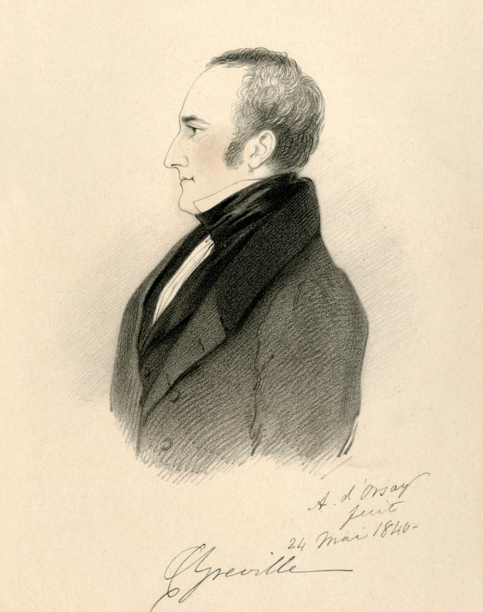 Charles Greville, 1840 door Richard James Lane