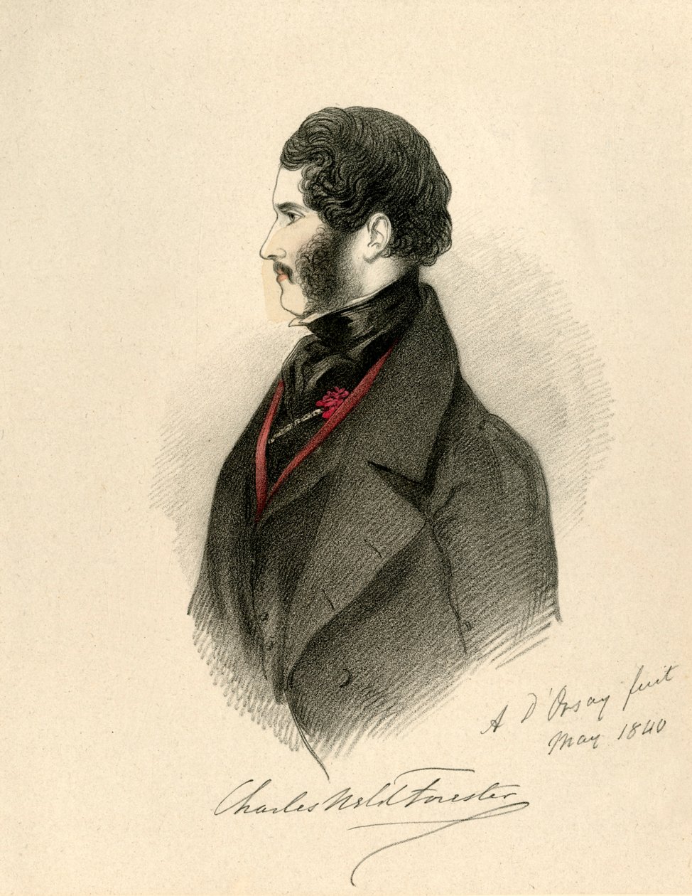 Charles Weld Forester door Richard James Lane