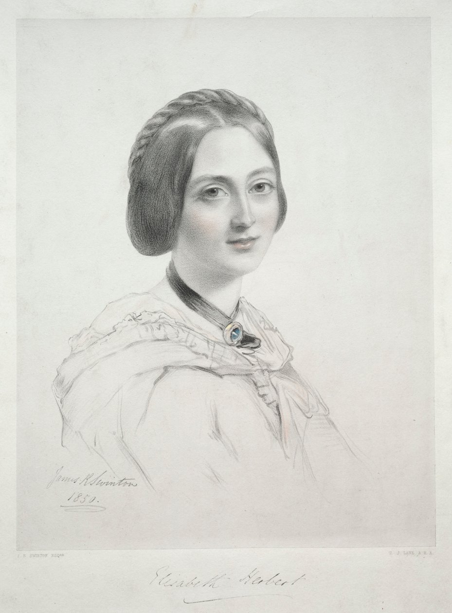 Lady Elizabeth Herbert door Richard James Lane