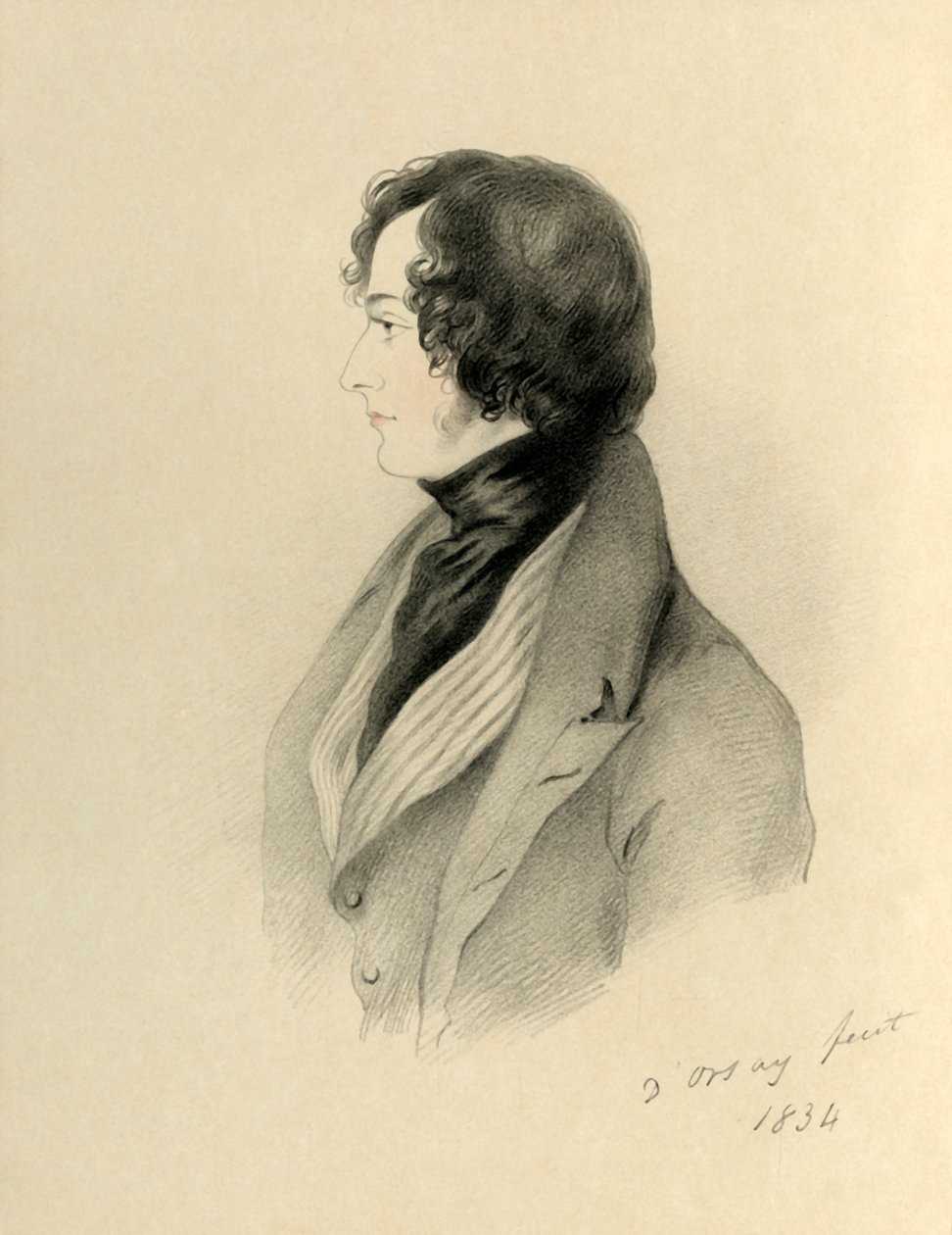 Zeer eerbiedwaardige Benjamin Disraeli MP, 1834 door Richard James Lane