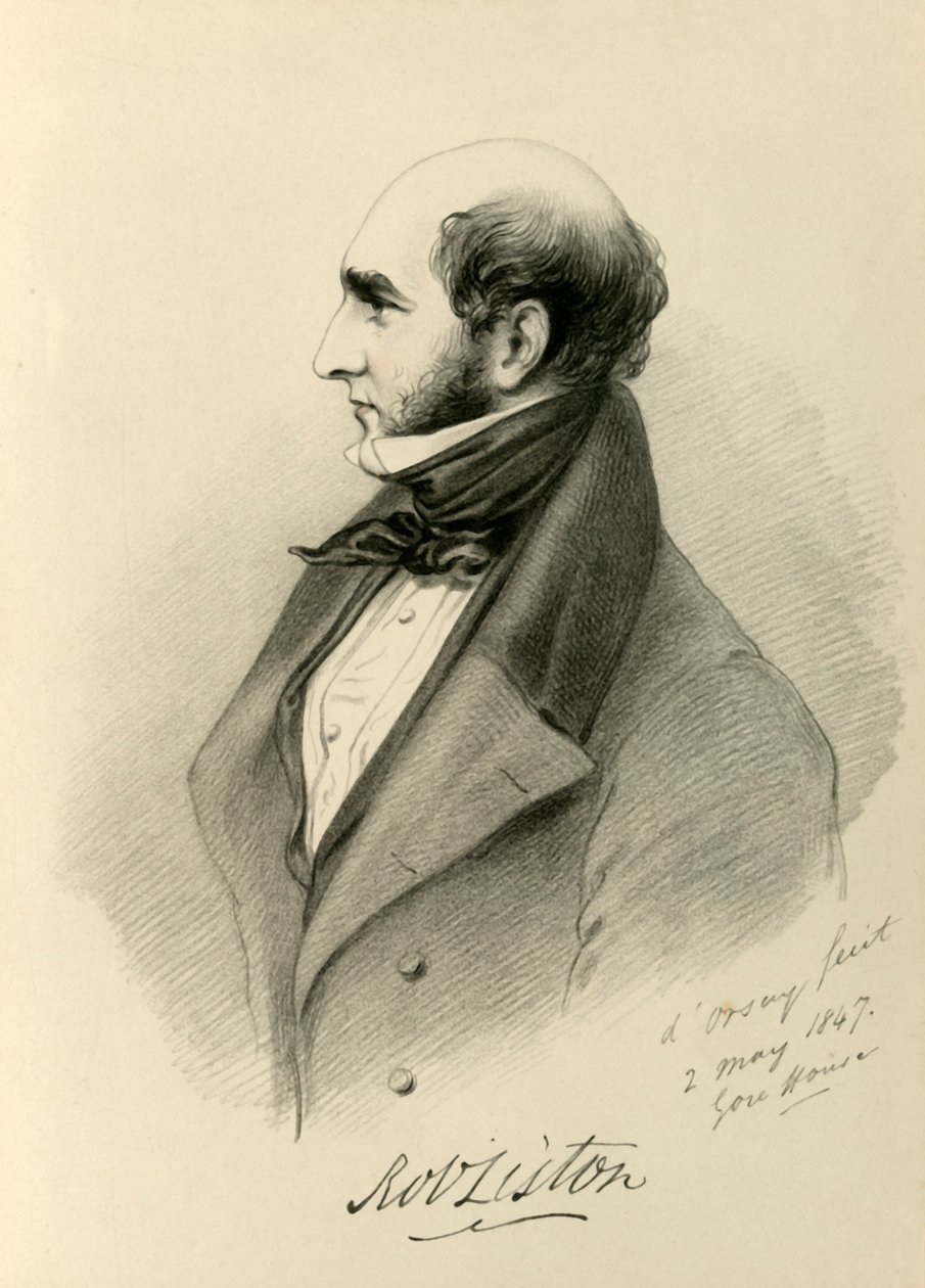 Robert Liston, 1847 door Richard James Lane