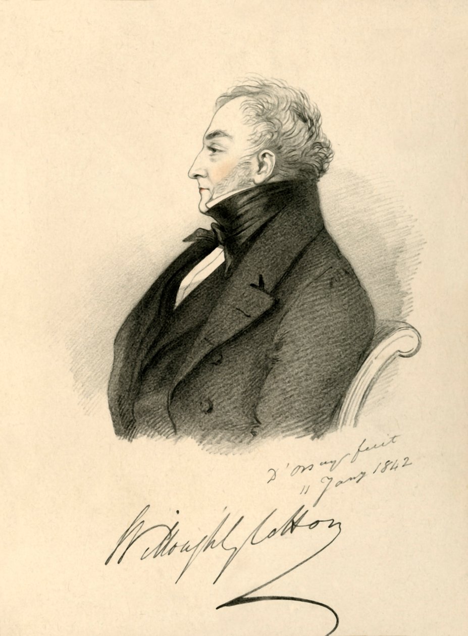 Sir Willoughby Cotton, 1842 door Richard James Lane