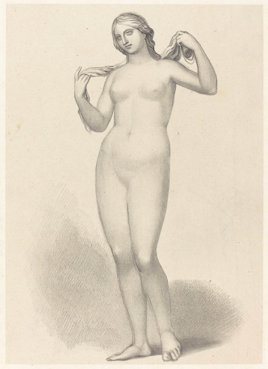 Venus Aphrodite, door Alcamanes door Richard James Lane after John Flaxman