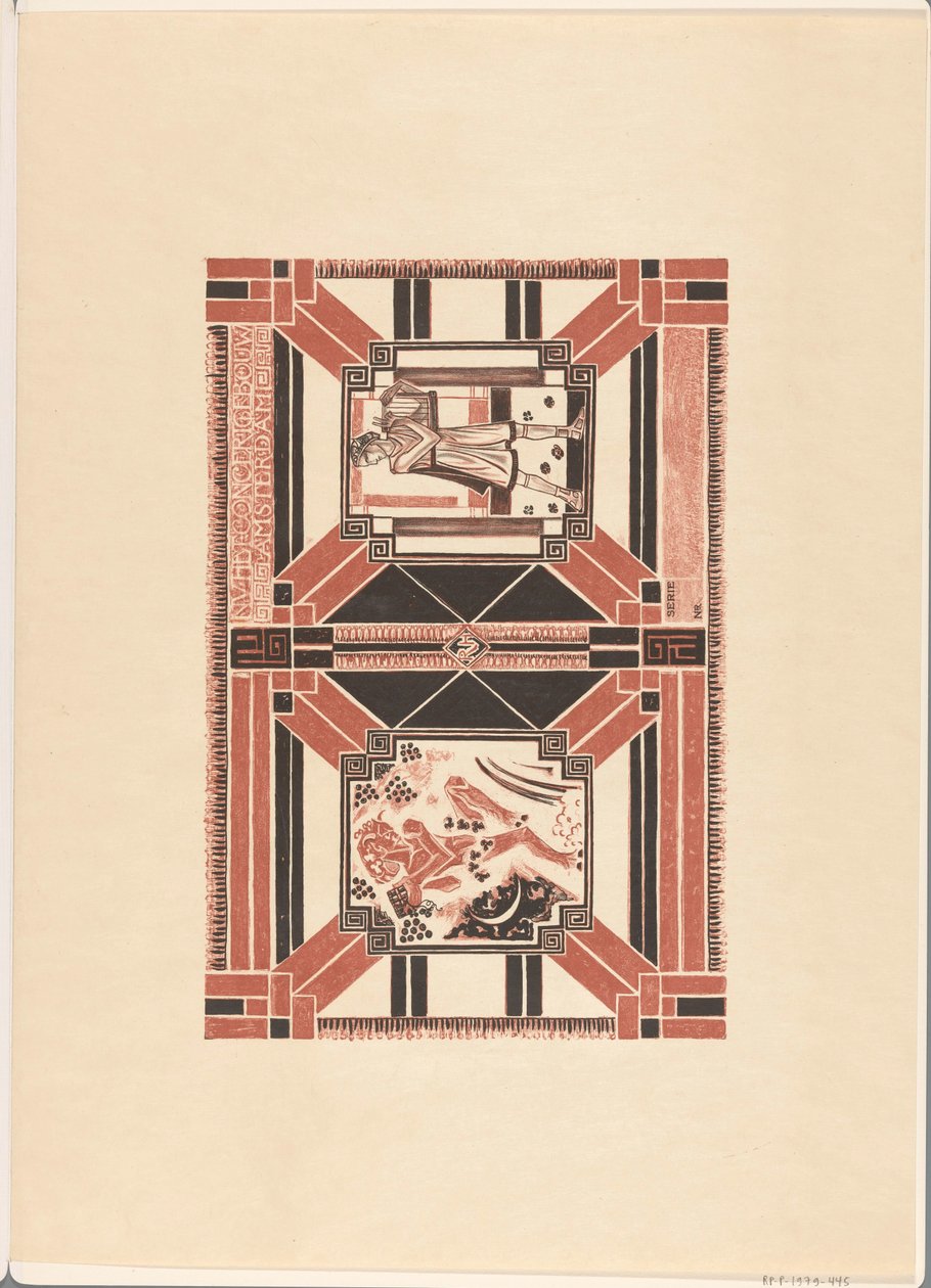 Omslagontwerp voor: Programma van het Concertgebouw Amsterdam door Richard Nicolaüs Roland Holst