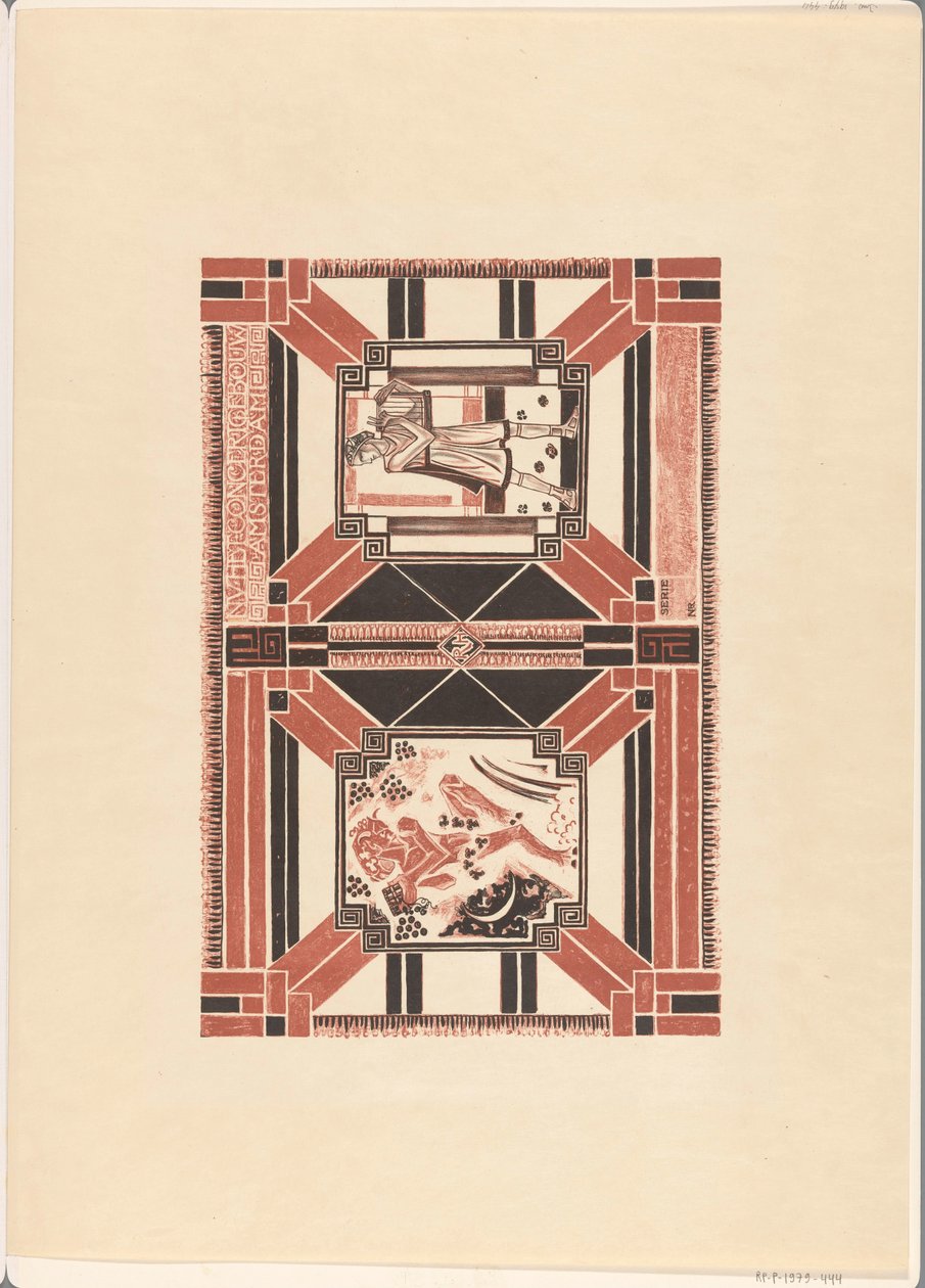 Omslagontwerp voor: Programma van het Concertgebouw Amsterdam door Richard Nicolaüs Roland Holst