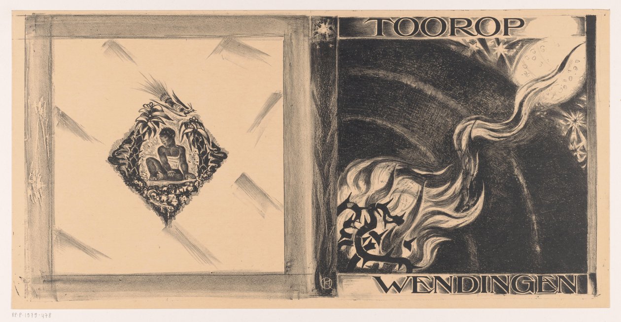 Omslagontwerp voor: Wendingen, Tooropnummer, 1928 door Richard Nicolaüs Roland Holst