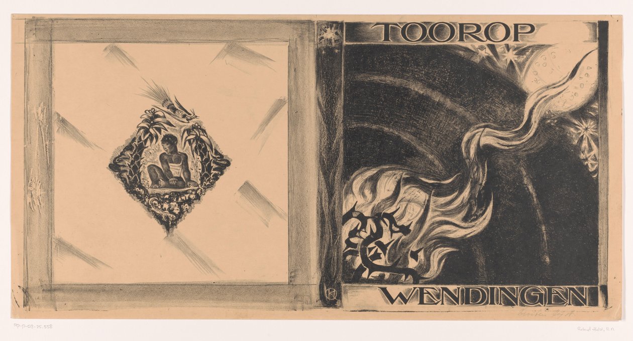 Omslagontwerp voor: Wendingen, Tooropnummer, 1928 door Richard Nicolaüs Roland Holst