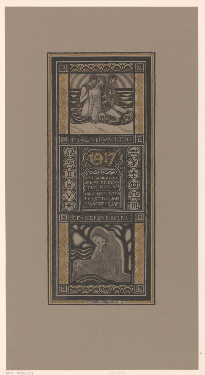 Weldadigheidskalender voor 1917 door Richard Nicolaüs Roland Holst