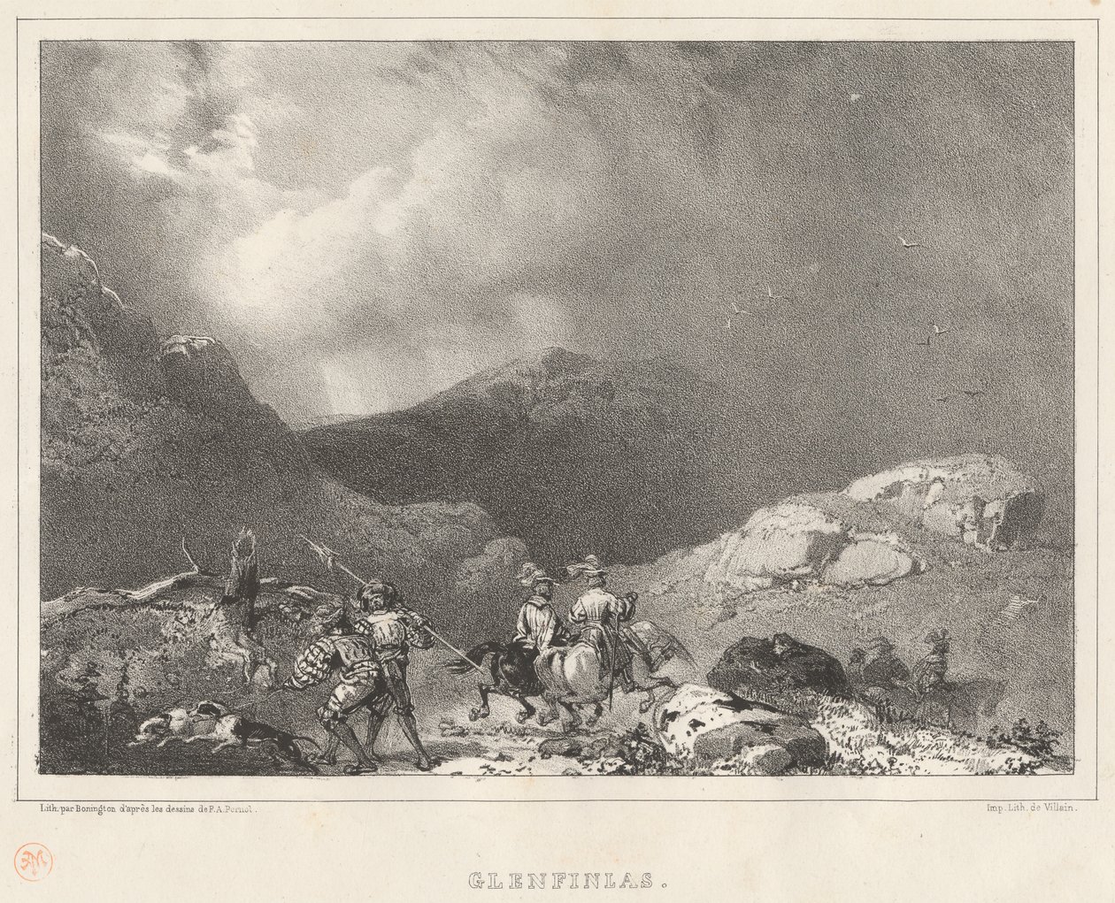Glenfinlas door Richard Parkes Bonington