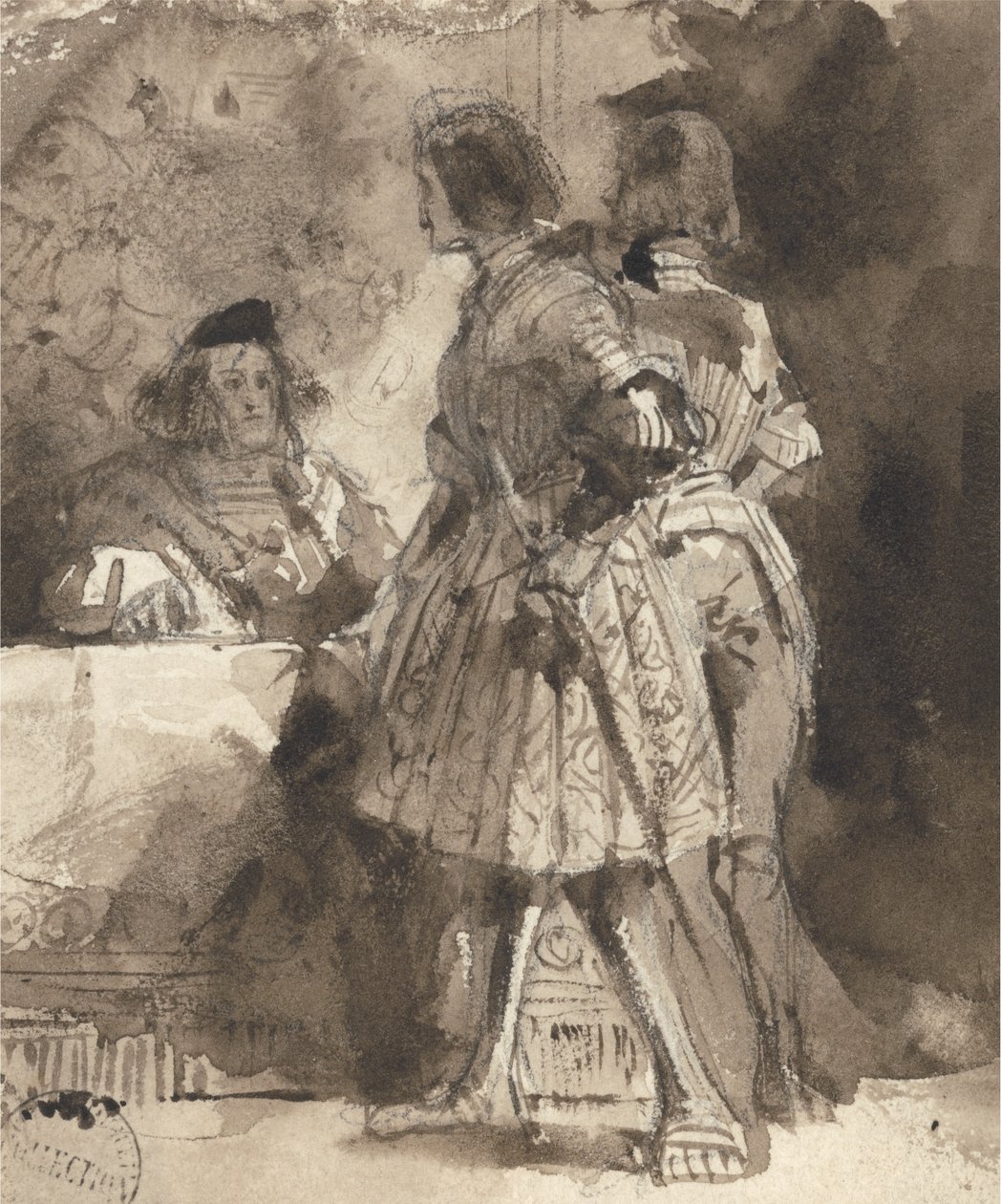 Goetz von Berlichingen voor de keizerlijke magistraat, c.1826 door Richard Parkes Bonington