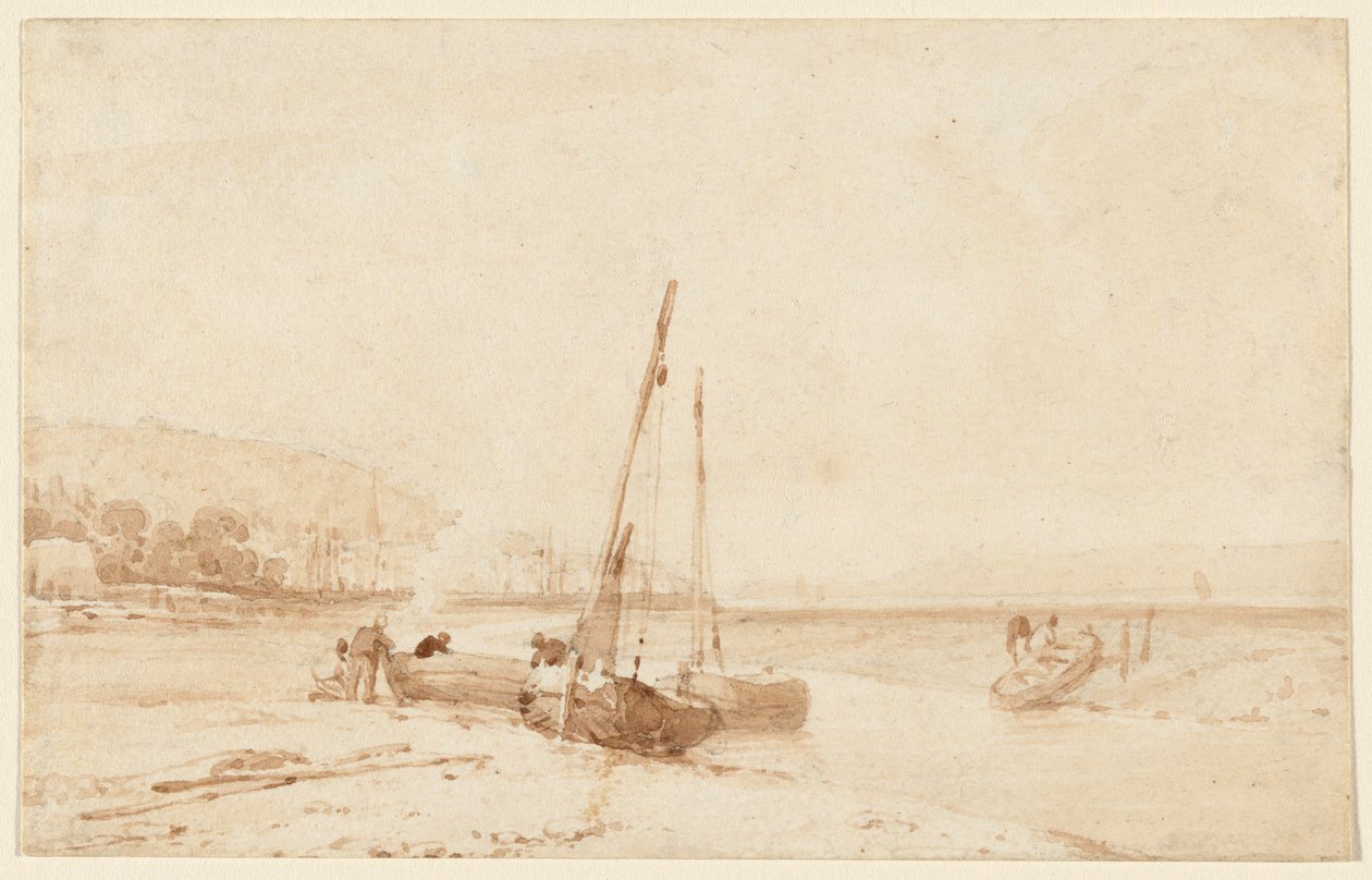 Honfleur door Richard Parkes Bonington
