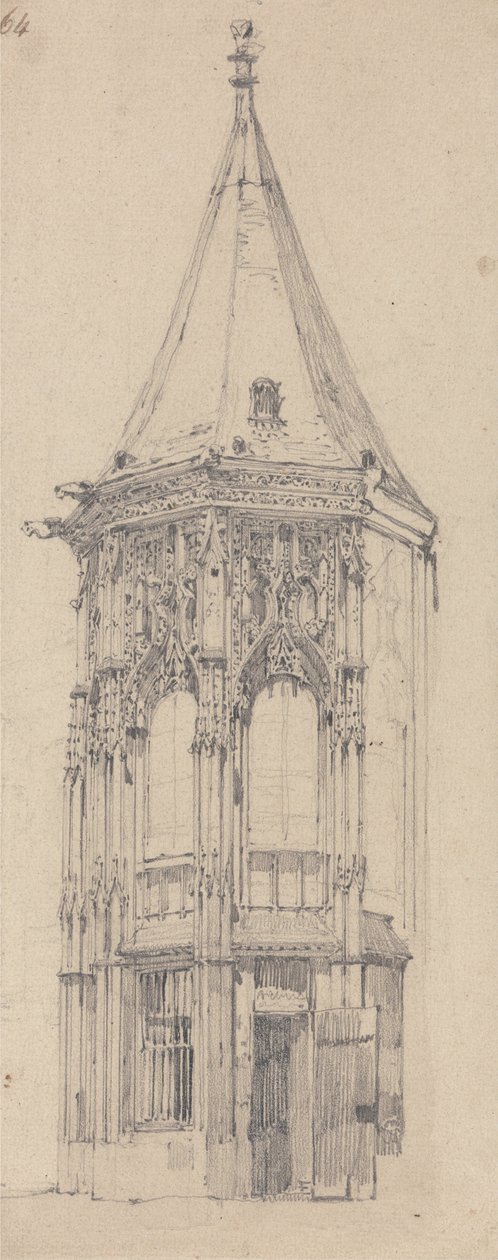 Paleis van Justitie, Rouen door Richard Parkes Bonington