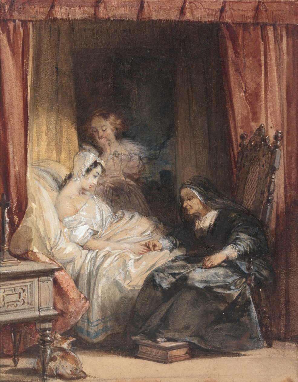 Het gebruik van tranen door Richard Parkes Bonington