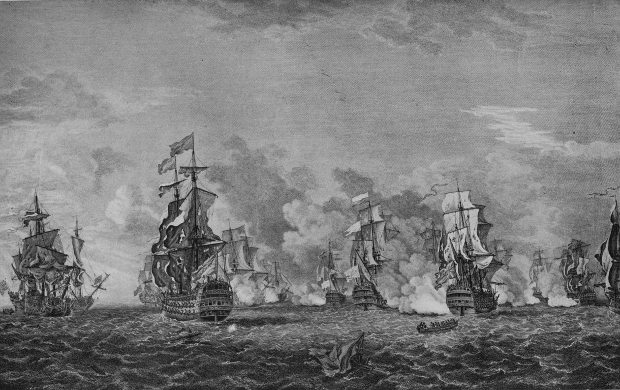 Slag bij Lagos, ca. 1760 door Richard Paton