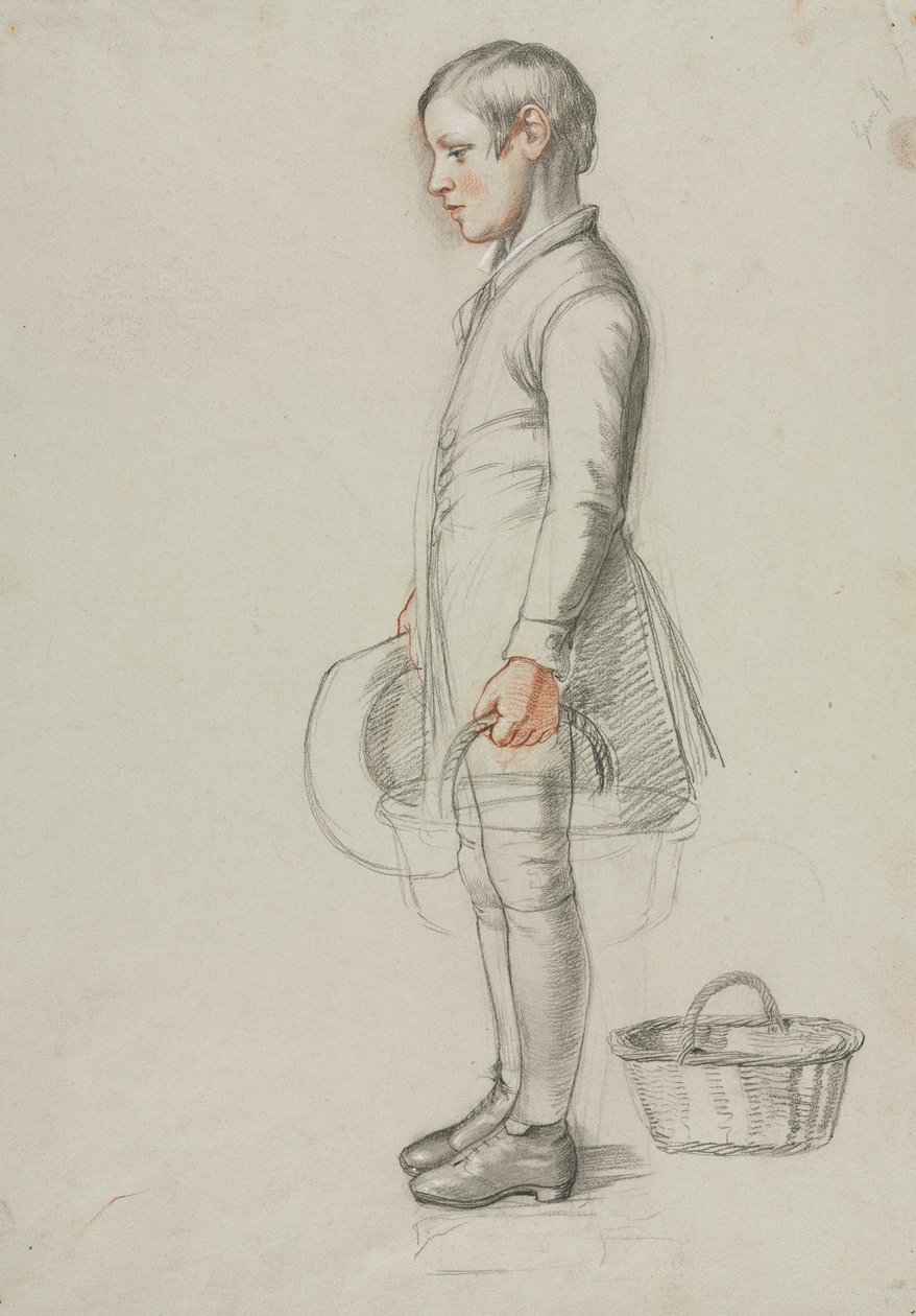Studie voor Country Cousins, ca. 1847-1848 door Richard Redgrave