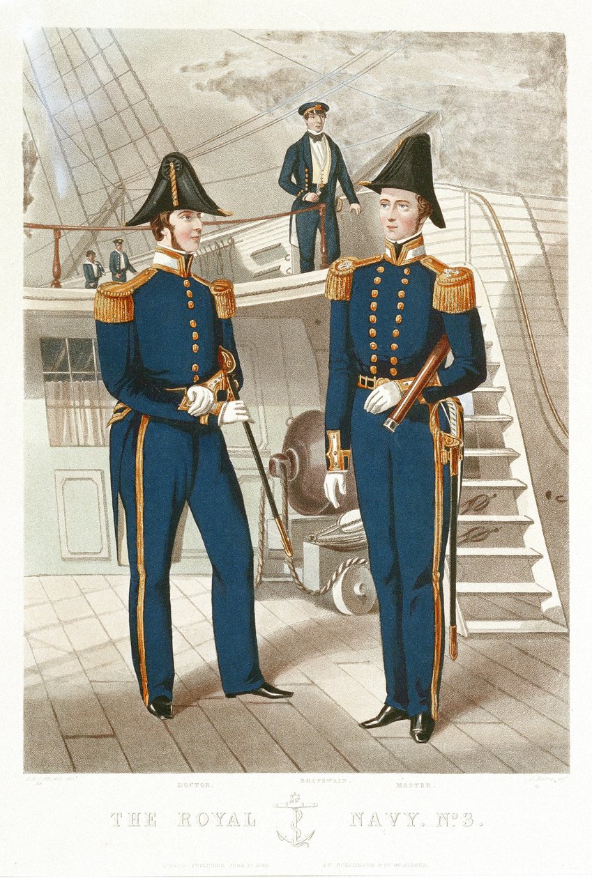 De Koninklijke Marine. Nr. 3. Dokter. Bootsman. Meester door Richard Ubsdell