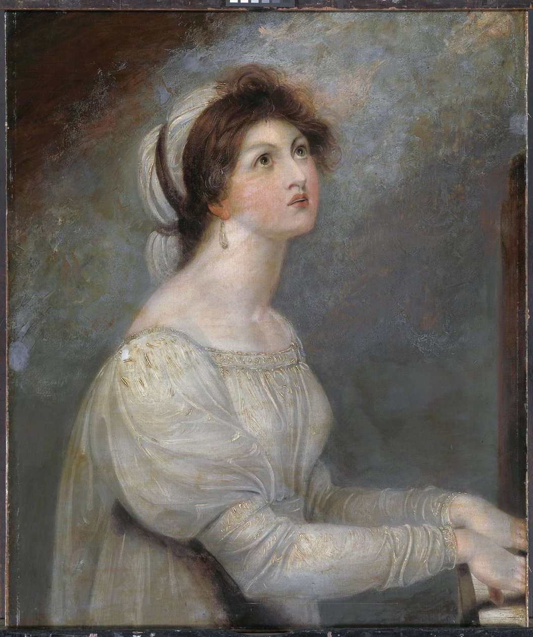 Lady Hamilton als Heilige Cecilia door Richard Westall