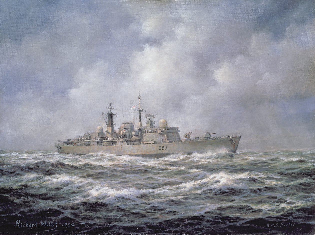 H.M.S. Exeter, Type 42 (Batch 2) Vernietiger door Richard Willis