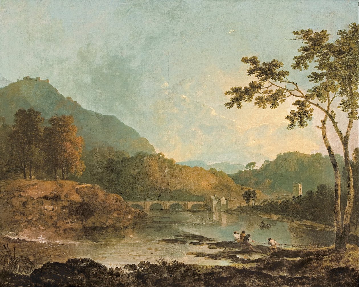 Dinas Bran vanuit Llangollen door Richard Wilson