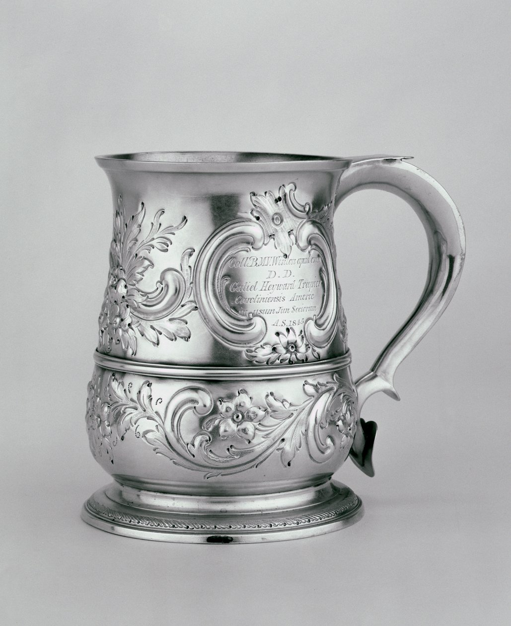 Beker met handvat, 1740-41, gegraveerd ca. 1845 door Richard and Cooke, Thomas Gurney