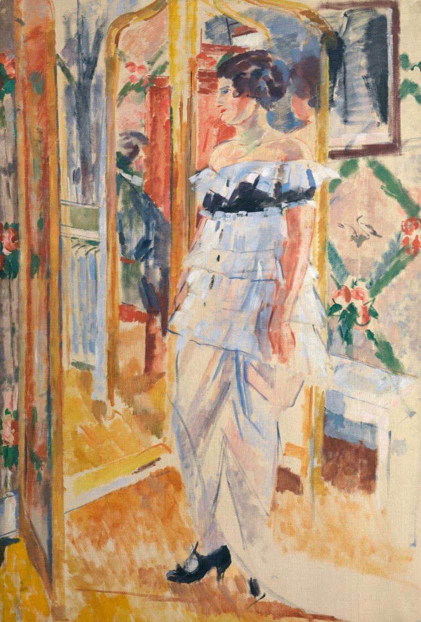 Portret van Madame Giroux, ca. 1912-13 door Rik Wouters